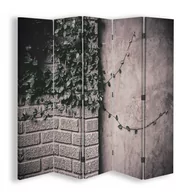 Parawany - Parawan pokojowy FEEBY, Porośnięty mur, Dwustronny 180x170cm 5-częściowy - miniaturka - grafika 1