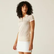 Koszulki i topy damskie - Regatta Damska koszulka polo Remex II Kremowy, Rozmiar: 52 - miniaturka - grafika 1