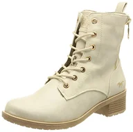 Botki damskie - Mustang Damskie sztyblety 1402-502, Ice, 39 UE - miniaturka - grafika 1