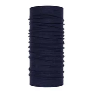 Czapki i chusty sportowe damskie - Chusta wielofunkcyjna z wełny merynosów Buff Merino Midweight Night Blue Melange - miniaturka - grafika 1