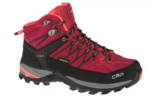 CMP Campagnolo Campagnolo Rigel WP Buty trekkingowe Mid Kobiety, czerwony/czarny EU 39 2021 Trapery turystyczne 3Q12946-06HF-39 - Buty trekkingowe damskie - miniaturka - grafika 1