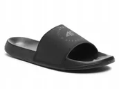 Klapki i japonki męskie - KLAPKI męskie 4F 4FMM00FFLIM046A-21S na basen czarne lekkie 43 - miniaturka - grafika 1