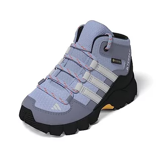 adidas Terrex Mid GTX I, buty-średnie Unisex-Bimbi 0-24, Blue Dawn/Grey One/Solar Gold, 24 EU, Blue Dawn Grey One Solar Gold, 24 EU - Buty trekkingowe damskie - miniaturka - grafika 1