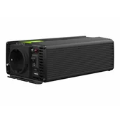 Przetwornice samochodowe - Przetwornica Green Cell 24V na 230V 500W/1000W - miniaturka - grafika 1