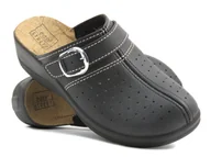 Klapki i japonki damskie - Klapki damskie medyczne- INBLU Easy Street 1610005, czarne - Inblu - miniaturka - grafika 1