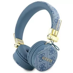 GUESS GUBH704GEMB niebieskie 4G Metal Logo - Słuchawki - miniaturka - grafika 1