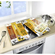 Tace i patery - Wenko Zestaw 2 tacek pod talerze Olive 2521446100 - miniaturka - grafika 1