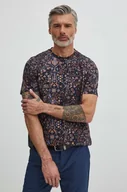 Koszulki męskie - Medicine t-shirt bawełniany męski kolor czarny wzorzysty - miniaturka - grafika 1