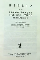 Religia i religioznawstwo - Biblia to jest Pismo Święte Starego i Nowego Testamentu Nowy przekład - miniaturka - grafika 1