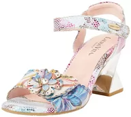 Sandały damskie - LAURA VITA Hacsio 06 sandały damskie na obcasie, niebieski, 38 EU - miniaturka - grafika 1