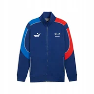 Bluzy męskie - PUMA BLUZA BMW MMS SWEAT JACKET niebieska męska na suwak L - miniaturka - grafika 1