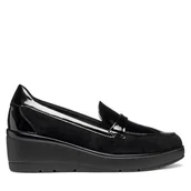 Półbuty damskie - Półbuty Geox D Ilde D46RAB 02202 C9999 Czarny - miniaturka - grafika 1