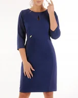 Sukienki - Sukienka Adel 52 letnia damska na wesele elegancka na komunie wizytowa - miniaturka - grafika 1