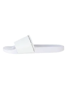 Calvin Klein Klapki w kolorze białym - Klapki i japonki męskie - miniaturka - grafika 1