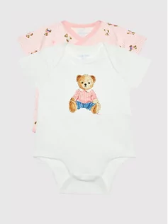 Body dla niemowląt - Polo Ralph Lauren Komplet 2 par body dziecięcych 310864914003 Kolorowy Regular Fit - grafika 1