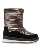 Buty dla dziewczynek - CMP Śniegowce Kids Rae Snow Boots Wp 39Q4964 Złoty - miniaturka - grafika 1
