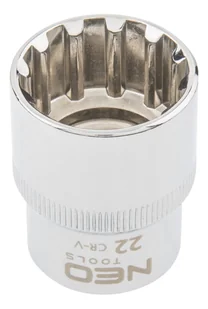 NEO-TOOLS Nasadka Spline 1/2 22 mm - Klucze i nasadki - miniaturka - grafika 2