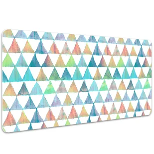 Podkładka ochronna Trójkąty geometryczne 100x50 cm, Dywanomat - Podkładki na biurko - miniaturka - grafika 1