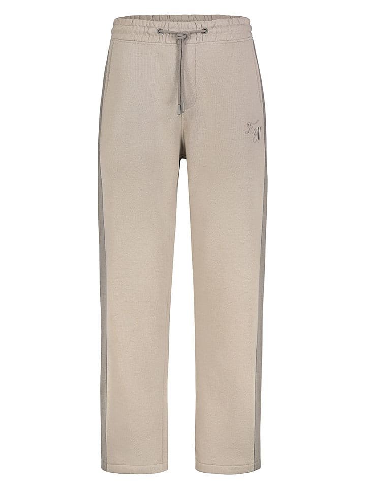 Eight2Nine Spodnie dresowe w kolorze beżowo-jasnobrązowym