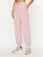 Spodnie sportowe damskie - EA7 Emporio Armani Spodnie dresowe 6RTP54 TJDCZ 1418 Różowy Regular Fit - miniaturka - grafika 1