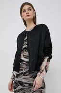 Kurtki damskie - Calvin Klein kurtka bomber damski kolor czarny przejściowa - miniaturka - grafika 1