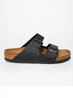 Klapki i japonki damskie - Birkenstock Klapki w kolorze czarnym - miniaturka - grafika 1