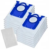 Worki do odkurzaczy - Worki do odkurzacza syntetyczne Profi&Home ASH-E5/PH5SP 12 szt. + Filtr wlotowy Asahi - miniaturka - grafika 1