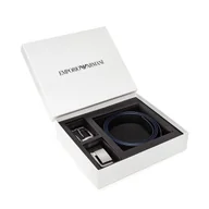 Paski - Pasek Męski Emporio Armani Y4S498 YLP4E 81285 Granatowy - miniaturka - grafika 1