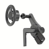 Inne - TEMU Obrotowy Uchwyt Samochodowy na Telefon 360° - Wytrzymały ABS, Idealny do Nawigacji i Komunikacji - miniaturka - grafika 1