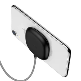 Baseus Suction Cup Wireless Charger bezprzewodowa ładowarka Qi z przyssawką (WXXP-01) czarny - Ładowarki do telefonów - miniaturka - grafika 1