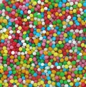 Dodatki do ciast w proszku - MACZEK CUKROWY OWOCOWY - KOLOROWY MIX - 50g - miniaturka - grafika 1