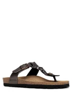 Klapki i japonki damskie - BACKSUN Japonki "Reggio" w kolorze szarym - miniaturka - grafika 1