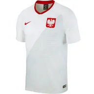 Koszulki sportowe męskie - Nike, Koszulka Reprezentacji Polski, Poland FTBL Top SS Home, biała, rozmiar XXL - miniaturka - grafika 1