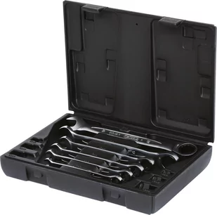 KS TOOLS GEAR+ Zestaw kluczy plasko-oczkowychz grzechotka, 6-szt, - Klucze i nasadki - miniaturka - grafika 1