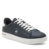 Sneakersy męskie - Sneakersy Beverly Hills Polo Club V5-6100 Granatowy - miniaturka - grafika 1