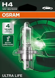 OSRAM H4 12V 60/55W P43t ULTRA LIFE (3 lata gwarancji) - Żarówki samochodowe - miniaturka - grafika 1