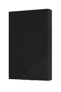 Elita FOR ALL Szafka wisząca 50 2D Czarny połysk 12,6) BLACK HG 168308 - Szafki łazienkowe - miniaturka - grafika 1