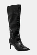 Kozaki damskie - Aldo kozaki HEATHHER damskie kolor czarny na szpilce 14147017 - miniaturka - grafika 1