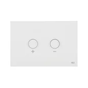 Przyciski spłukujące - Przycisk spłukujący do stelaża pneumatyczny Blink Biały Oli - miniaturka - grafika 1