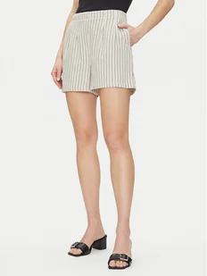 Vero Moda Szorty materiałowe Jesmilo 10279694 Beżowy Regular Fit - Spodenki damskie - miniaturka - grafika 1