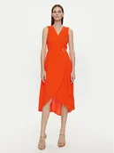 Sukienki - Morgan Sukienka letnia 241-ROAN Pomarańczowy Regular Fit - miniaturka - grafika 1