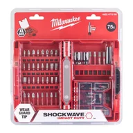 Bity - Milwaukee Zestaw bitów Shockwave Impact Duty Milwaukee SHW XL Box (75 sztuk) 4932471588 - miniaturka - grafika 1