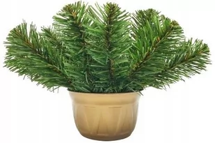 STROIK PODKŁAD SZTUCZNY doniczka 13cm ciężka na CMENTARZ do przybrania grób - Sztuczne kwiaty - miniaturka - grafika 1