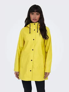 ONLY Płaszcz przeciwdeszczowy w kolorze żółtym - Kurtki i kamizelki sportowe damskie - miniaturka - grafika 1