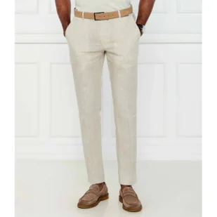 Joop! Lniane spodnie Sake Slim Fit - Spodnie męskie - miniaturka - grafika 1