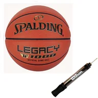 Koszykówka - Spalding Piłka do koszykówki TF-1000 Legacy indoor Logo FIBA + Pompka - miniaturka - grafika 1
