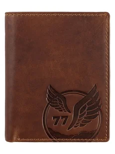 Camel Active Skórzany portfel "Nepal" w kolorze ciemnobrązowym - 10 x 12,5 x 2 cm - Portfele - miniaturka - grafika 1