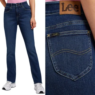 Lee ULC STRAIGHT DżINS WYGODNE PROSTE DAMSKIE SPODNIE JEANSOWE W31 L33 - Spodnie damskie - miniaturka - grafika 1