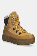 Botki damskie - U.S. Polo Assn. botki ICY007 damskie kolor żółty na płaskim obcasie ocieplone ICY007W/EUH1 - miniaturka - grafika 1