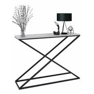 Toaletki - Nowoczesna konsola czarny + beton H6-B04 - miniaturka - grafika 1